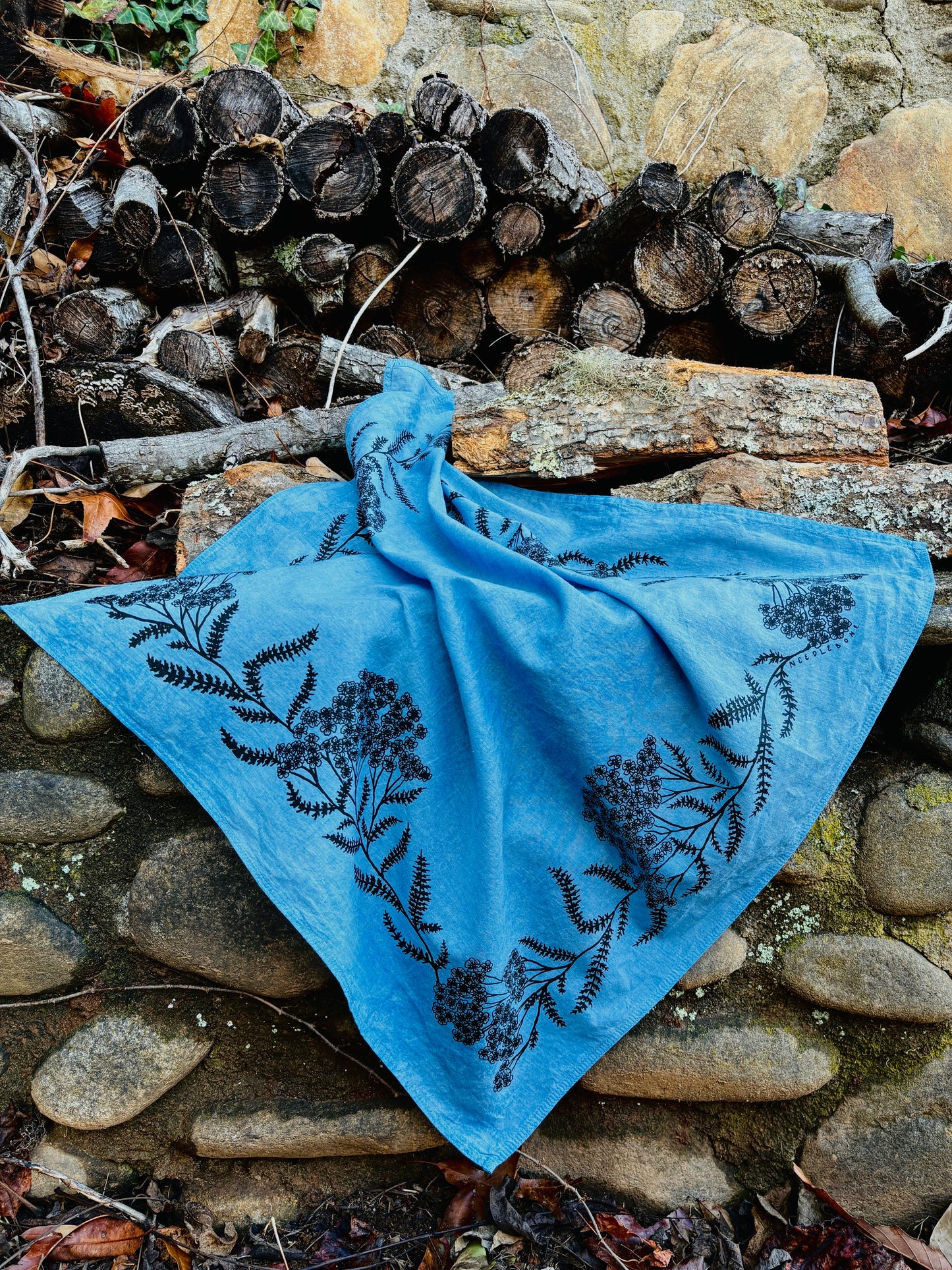 Yarrow Bandana - Indigo