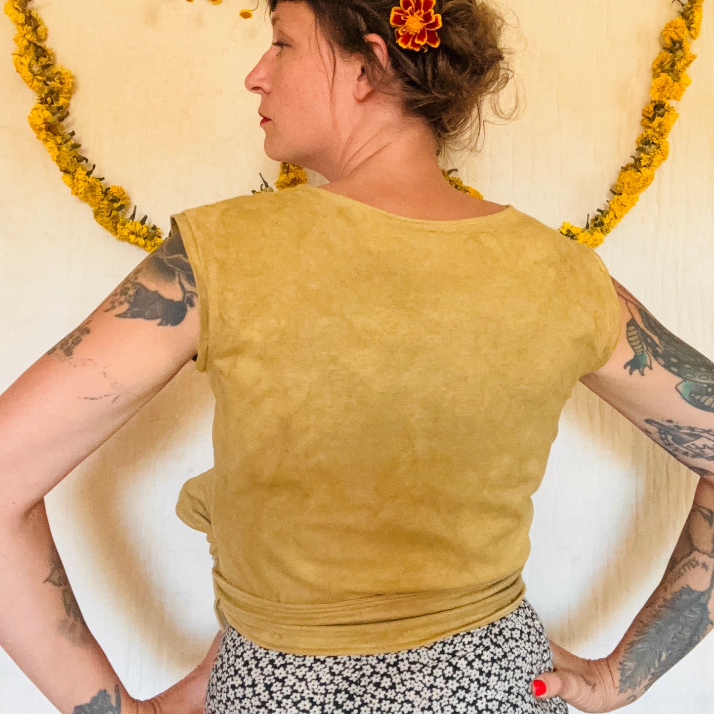 Marigold Wrap Top