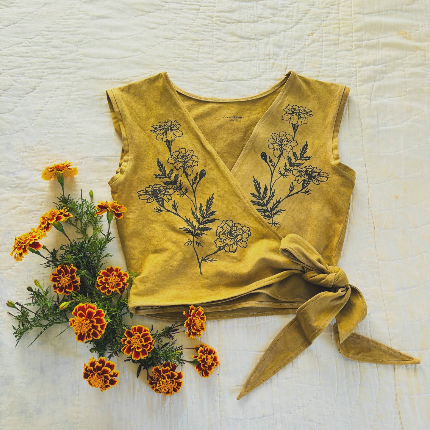 Marigold Wrap Top