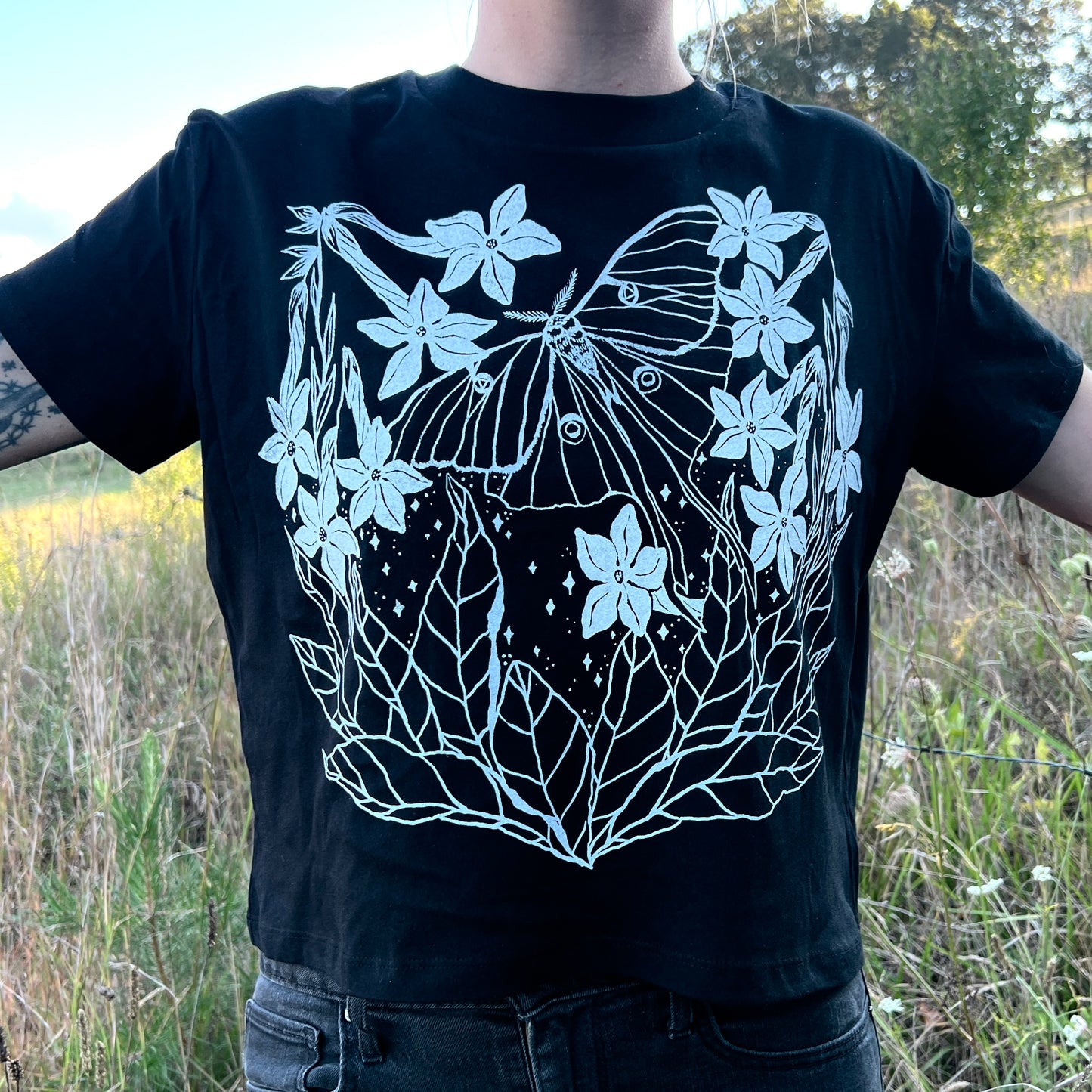 Night Blooms Tee