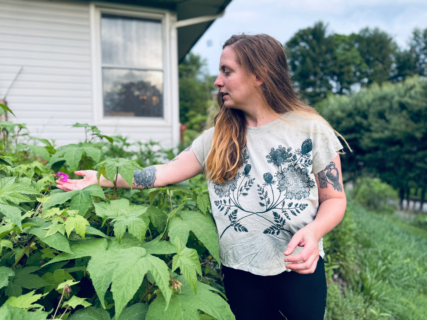 Triblend Queen Annes Lace Tee