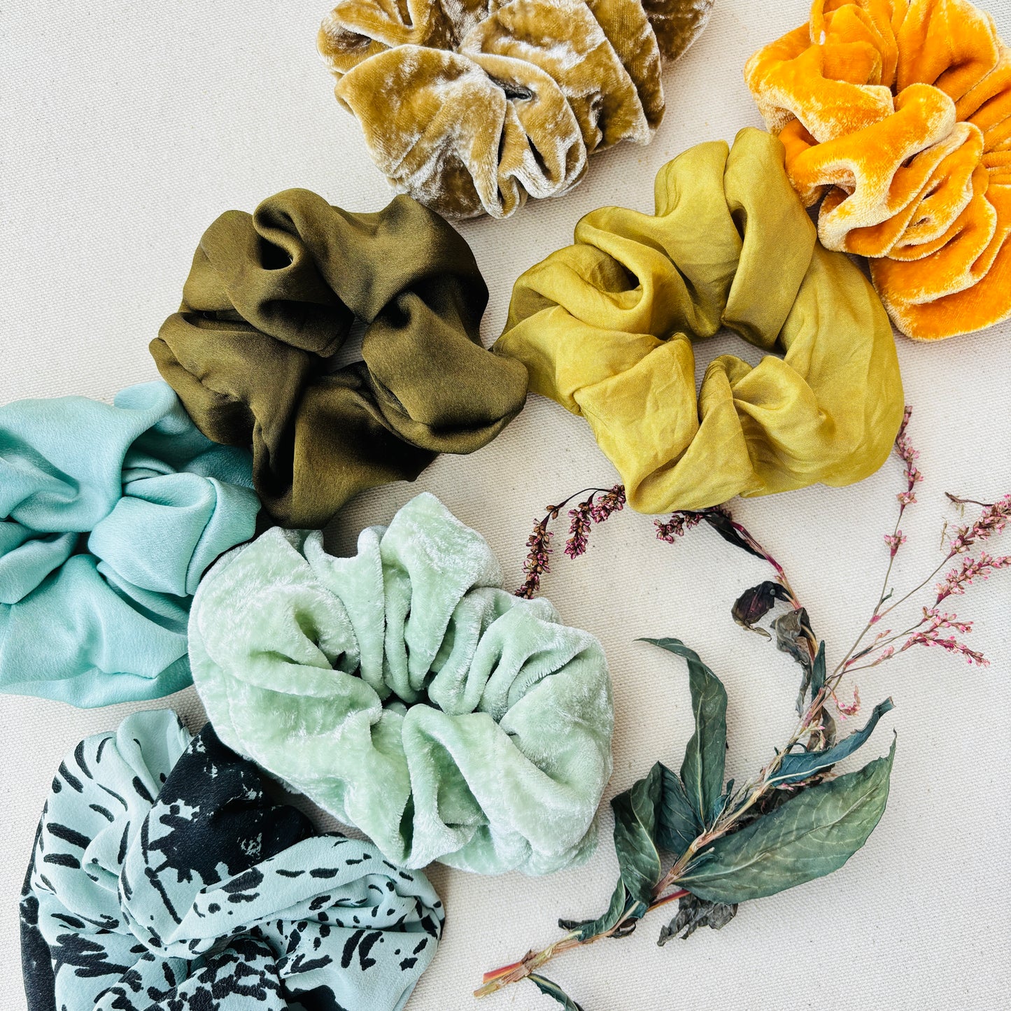 Silk Scrunchies