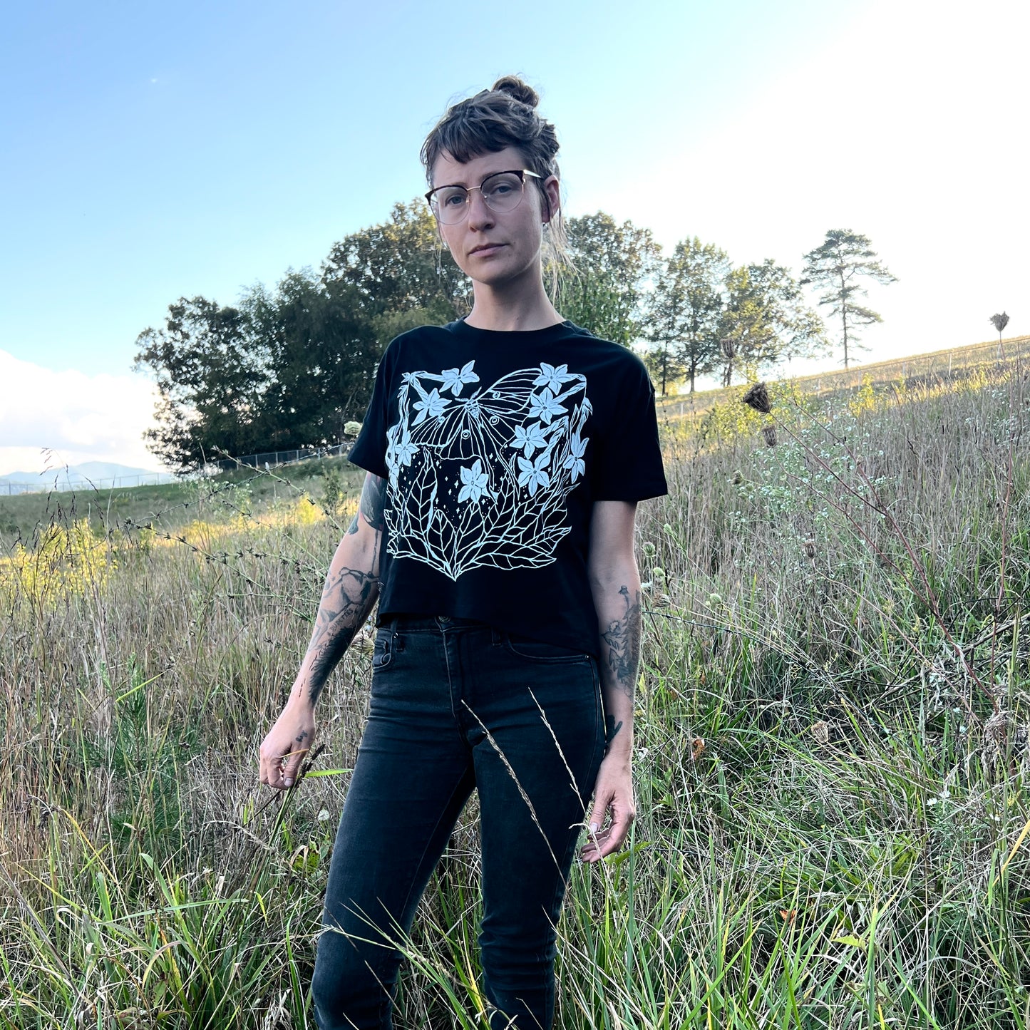 Night Blooms Tee