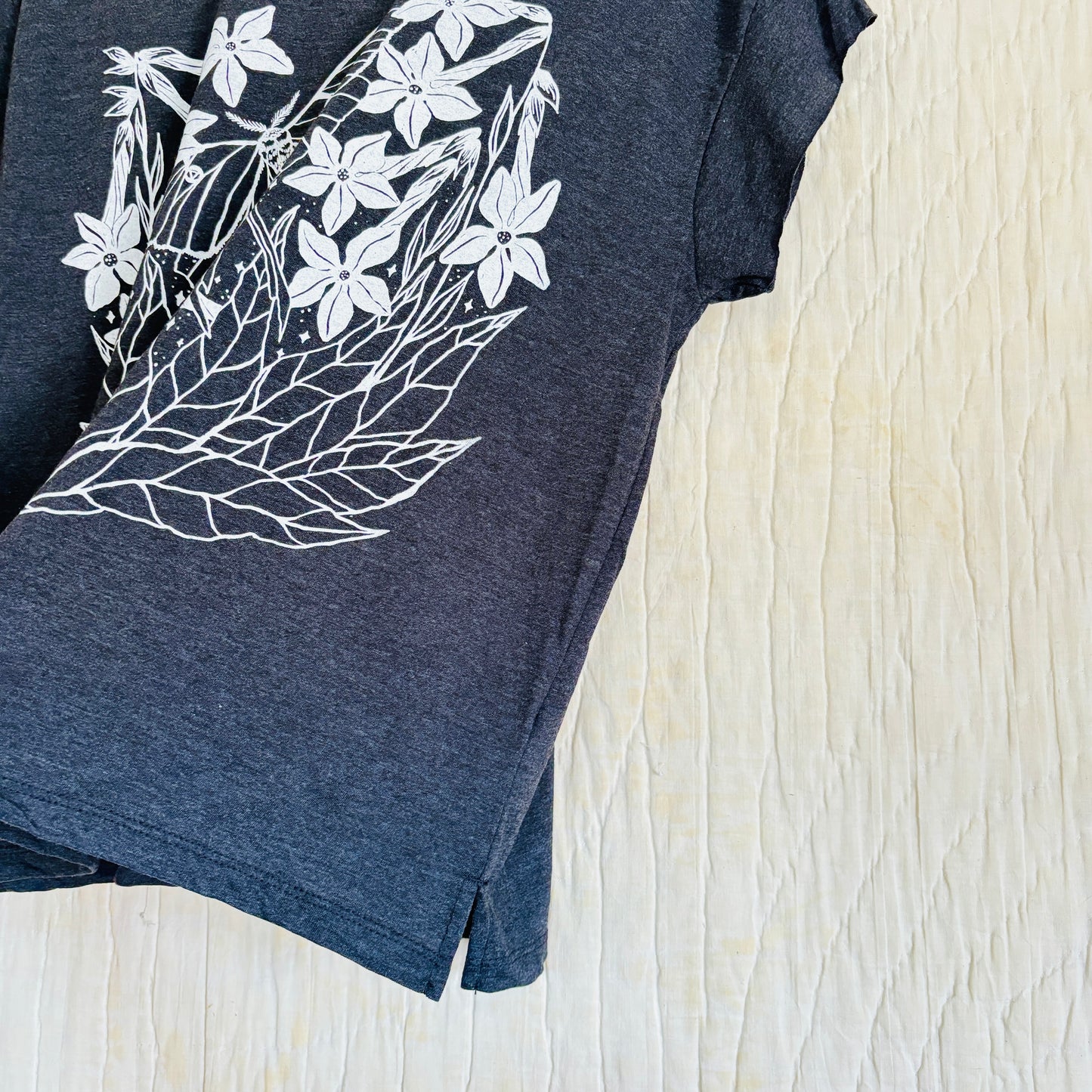 Triblend Night Blooms Tee