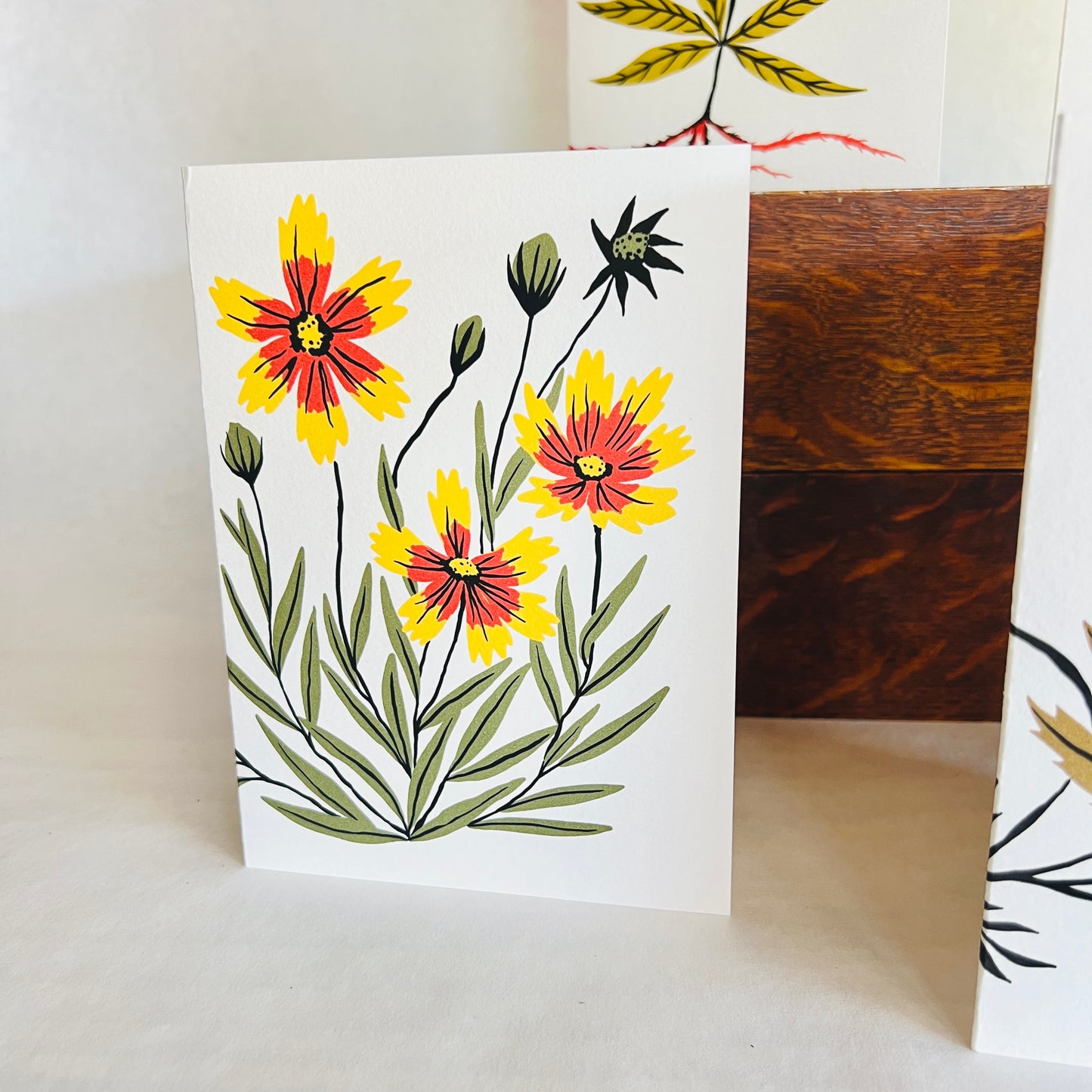 Natural Dye Plant Pen Pal Cards