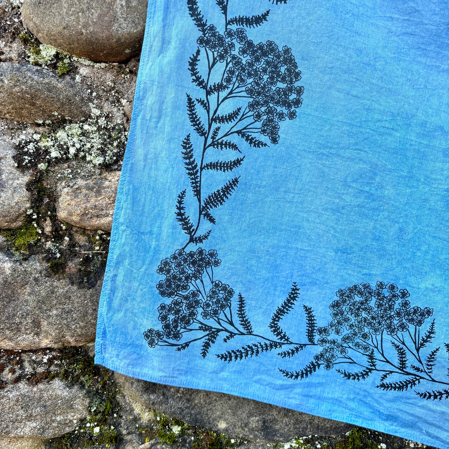 Misprint and Misfit Yarrow Bandana - Indigo