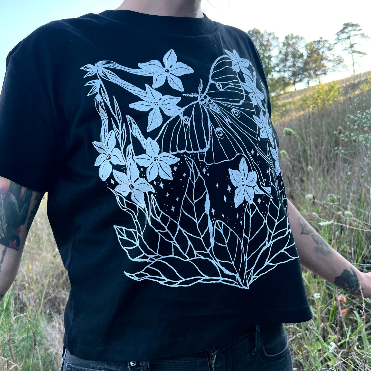 Night Blooms Tee