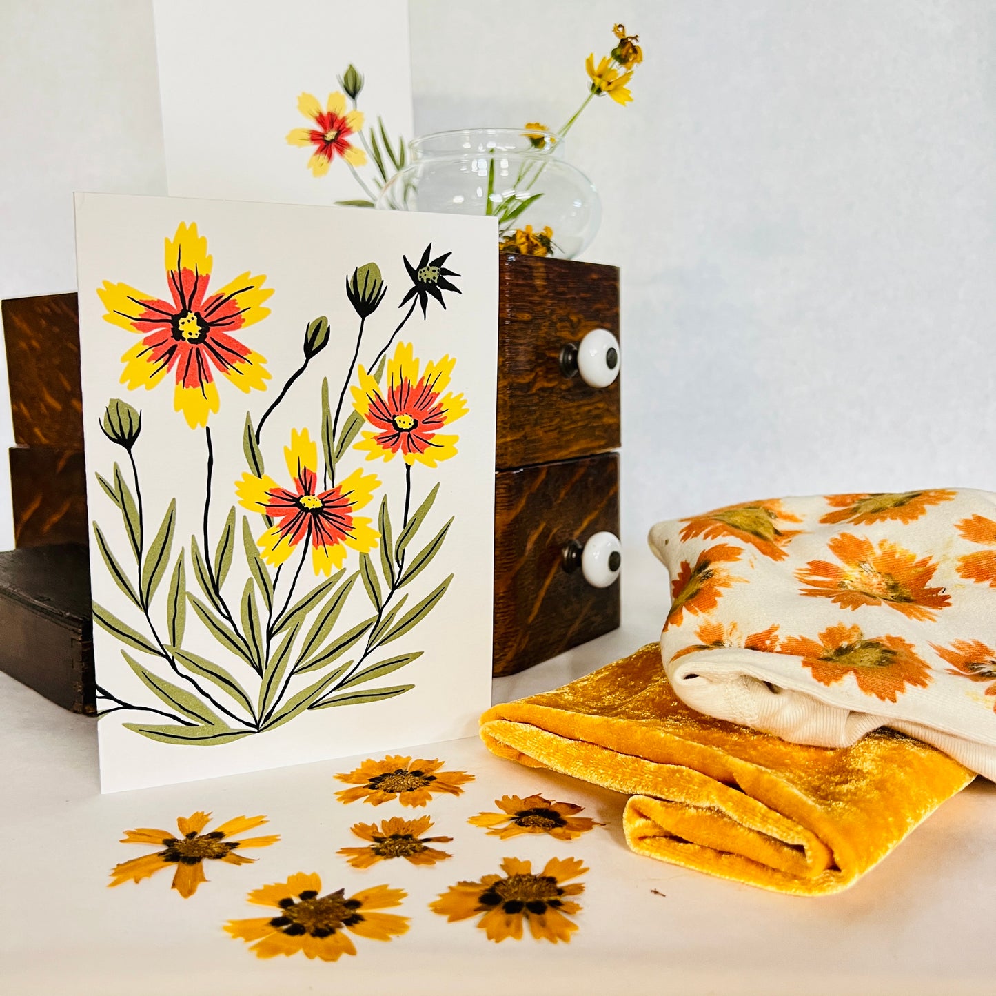 Coreopsis 5x7 Card