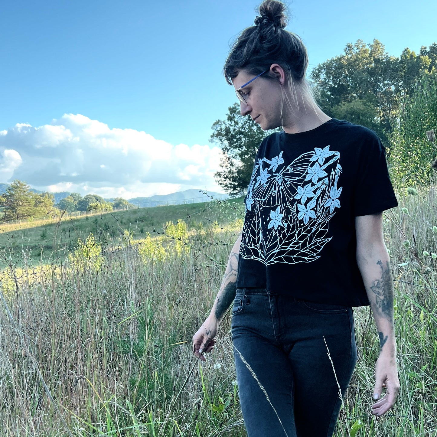Night Blooms Tee