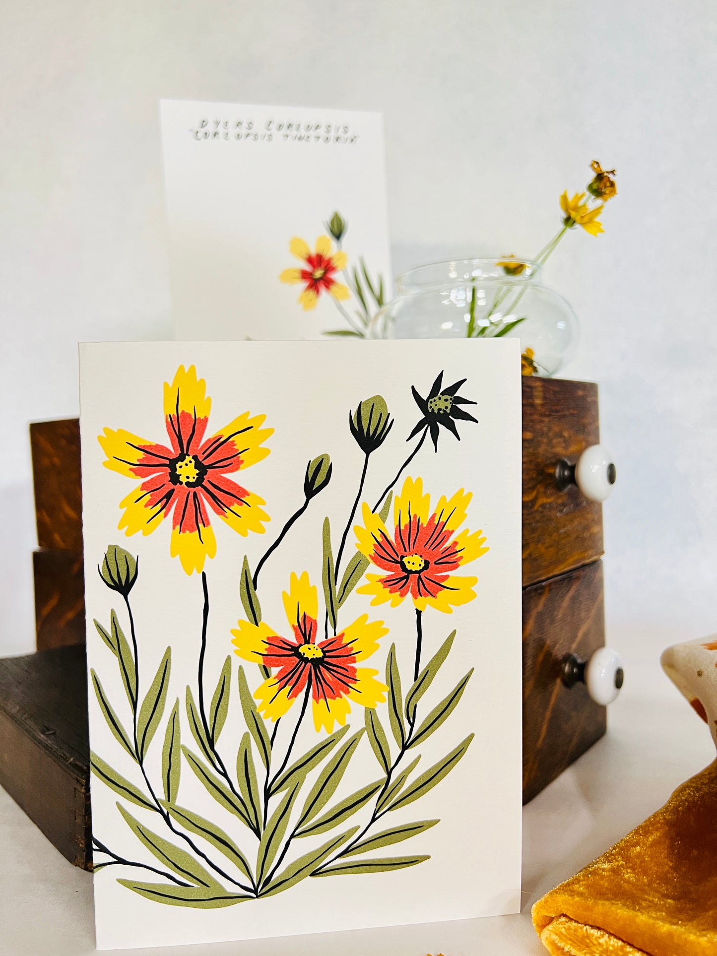 Coreopsis 5x7 Card