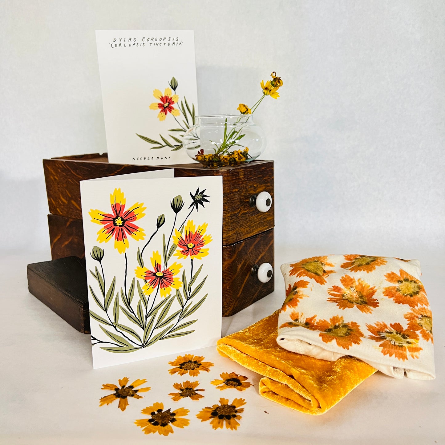 Coreopsis 5x7 Card