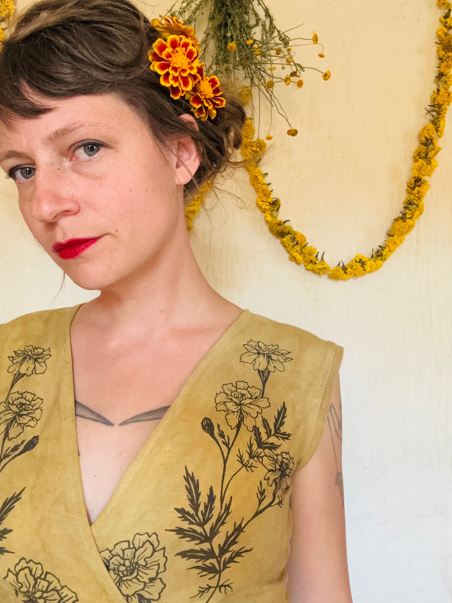 Marigold Wrap Top