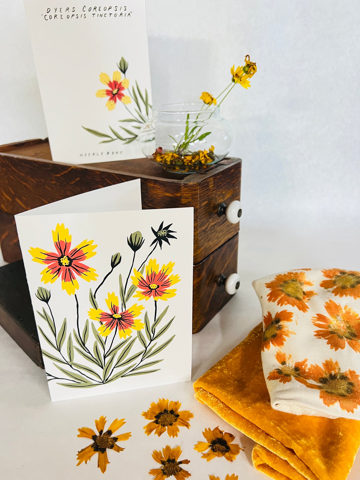 Coreopsis 5x7 Card