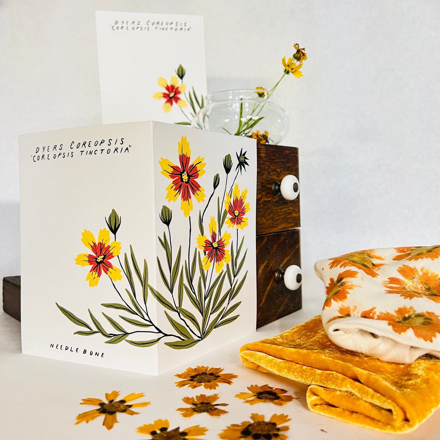 Coreopsis 5x7 Card