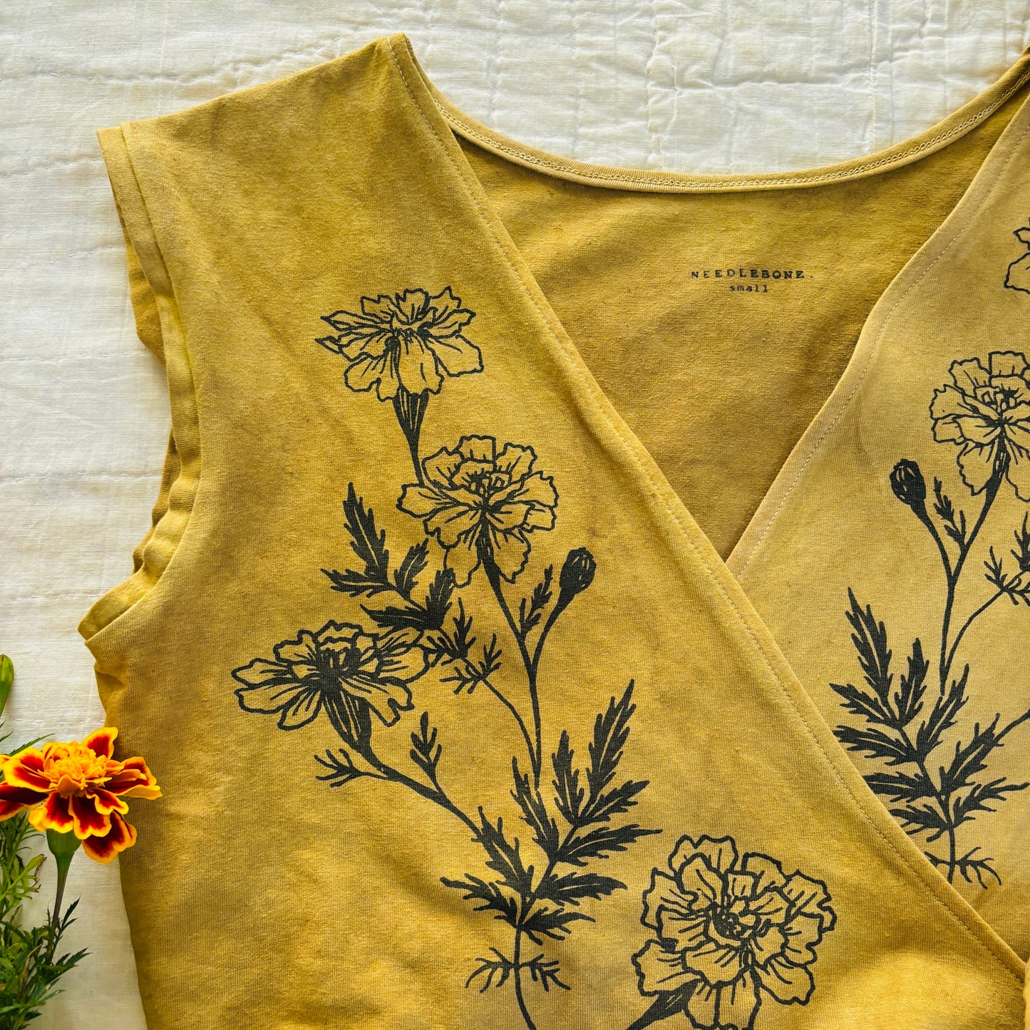 Marigold Wrap Top