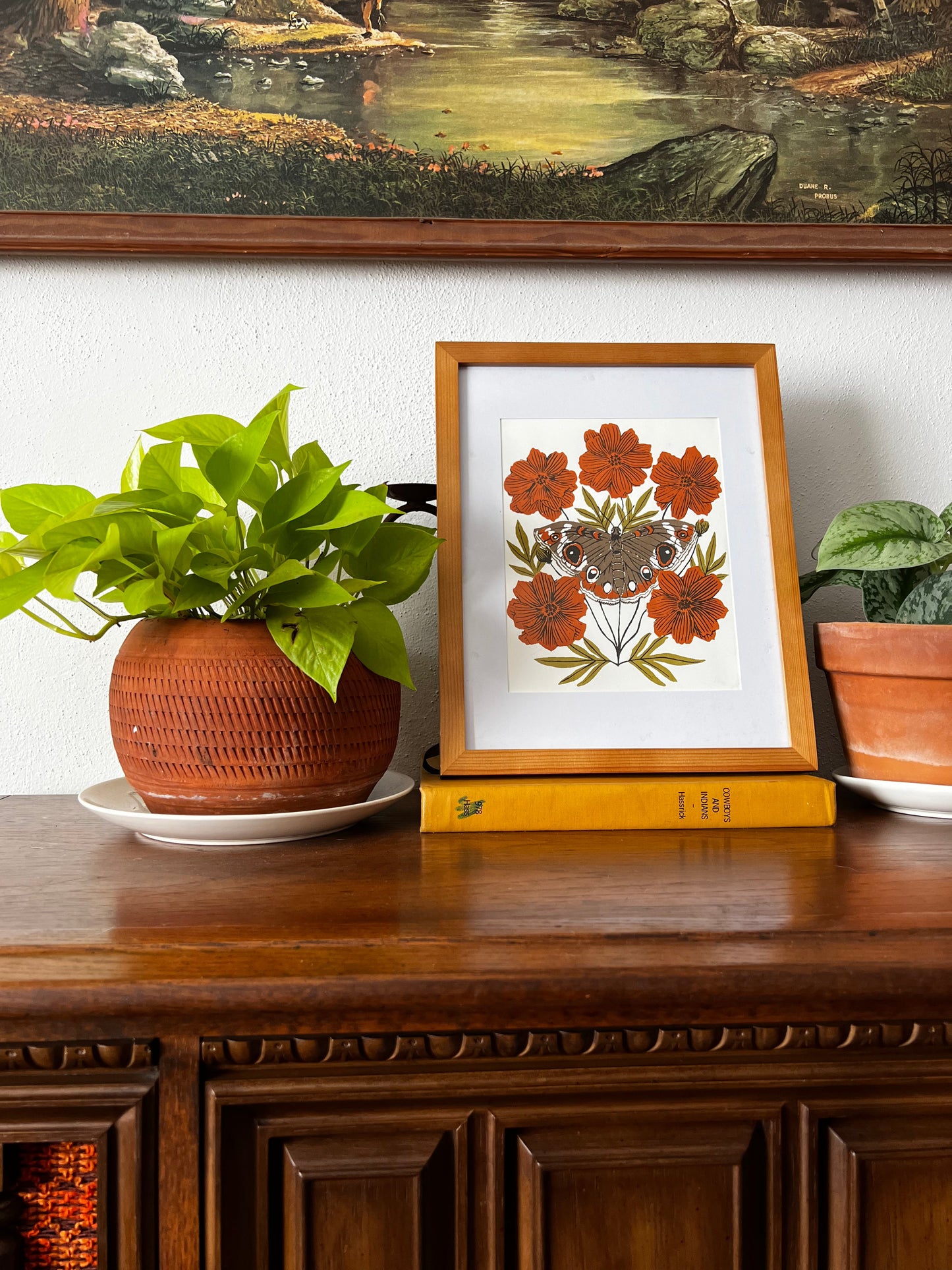 Misprinted Buckeye - 8x10 Print