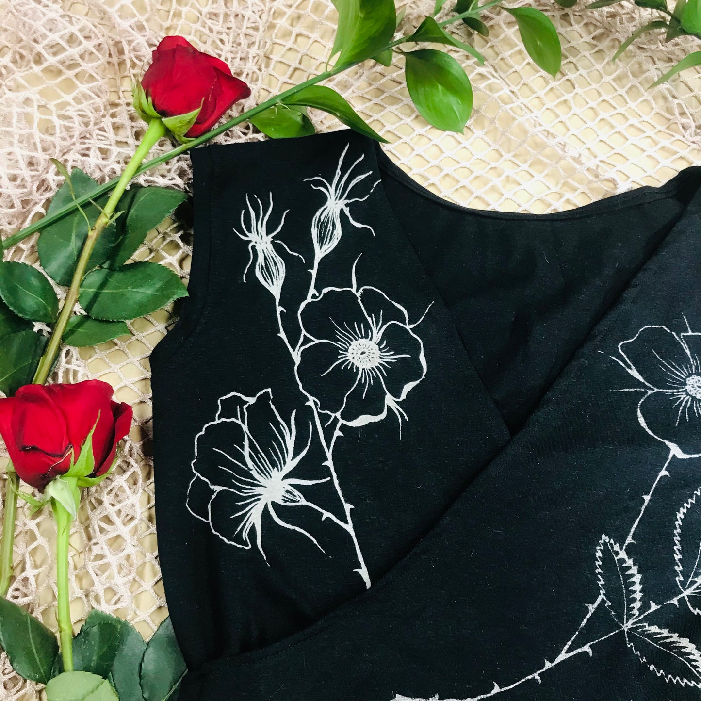 Wild Rose Wrap Top