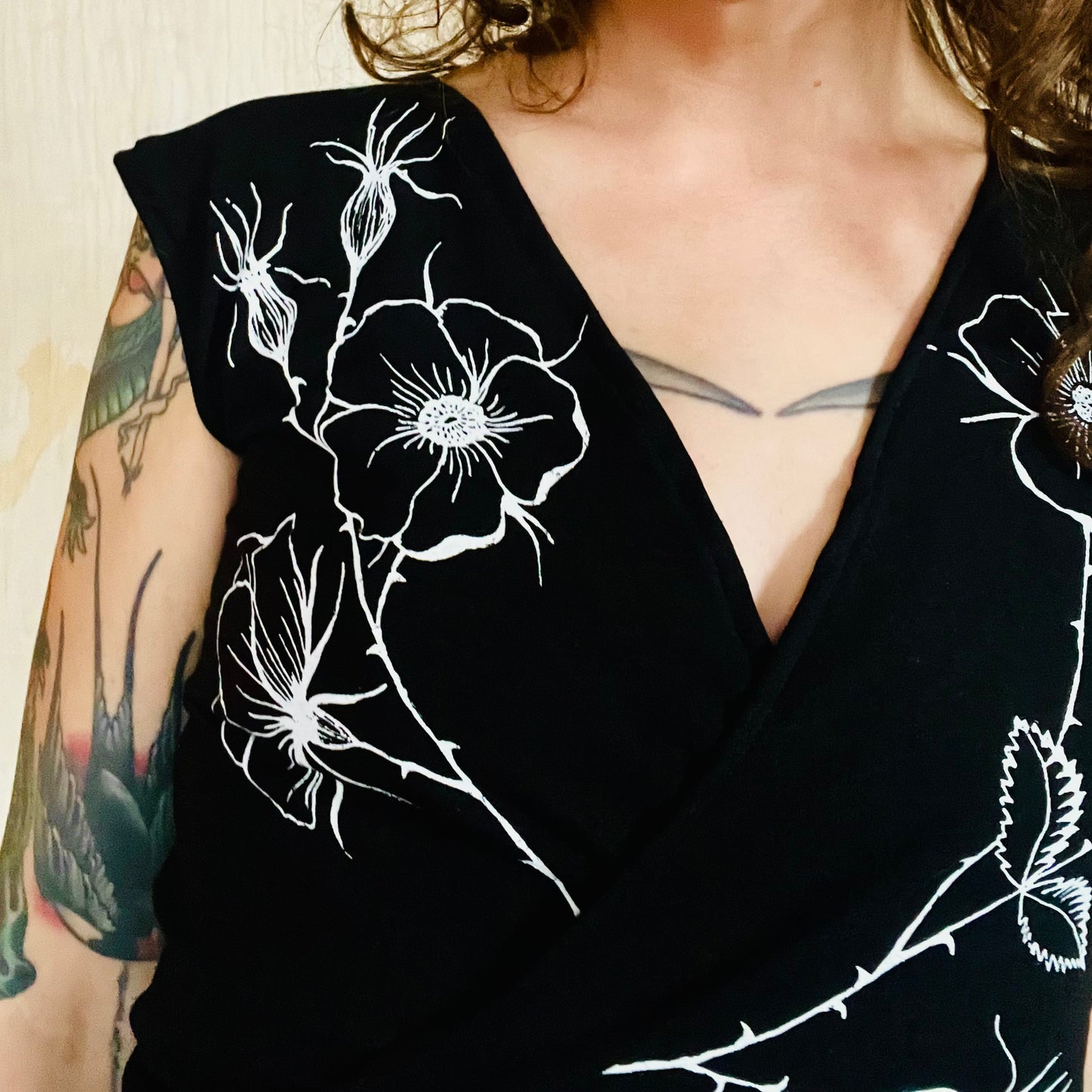 Wild Rose Wrap Top