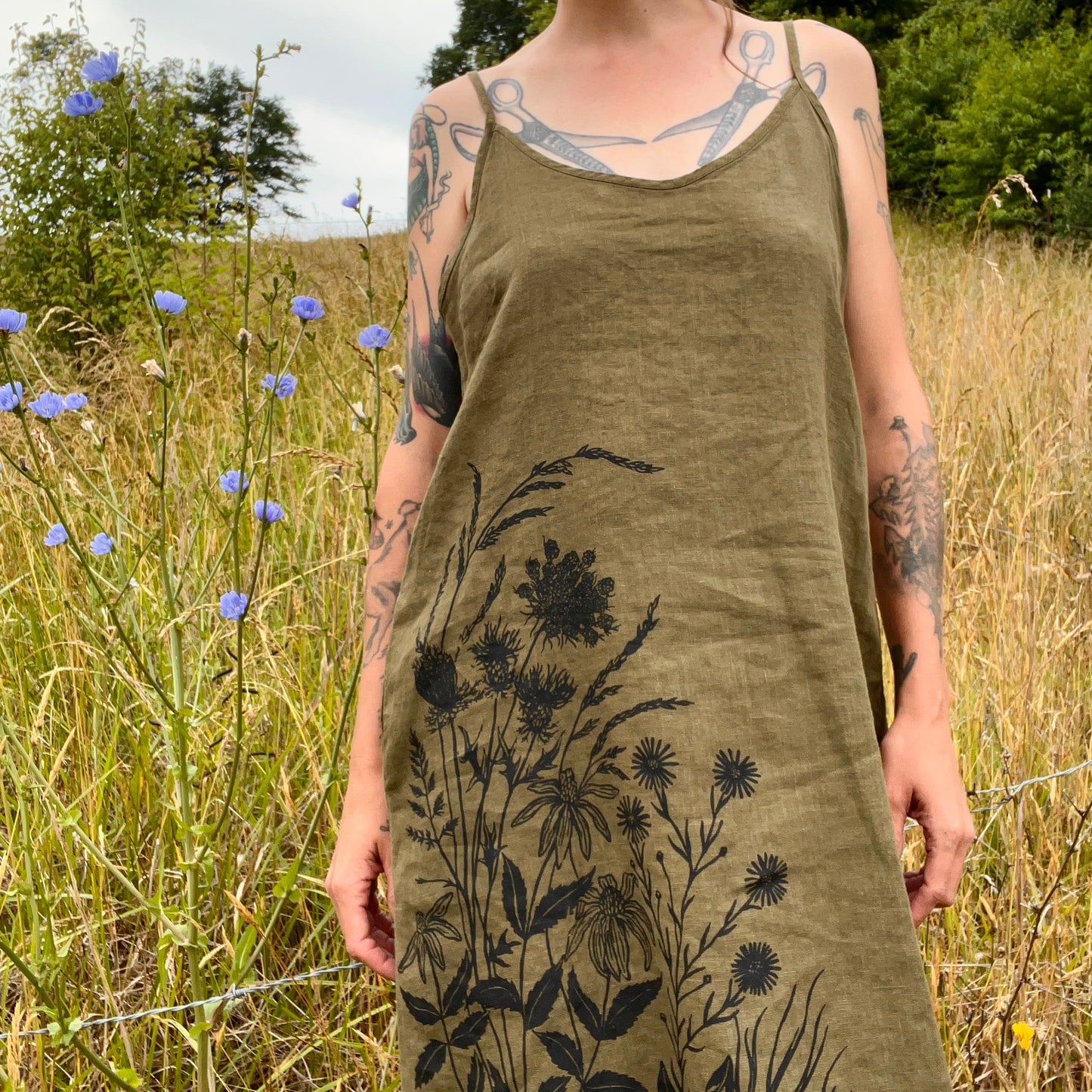 Meadow Flower Slip Dress