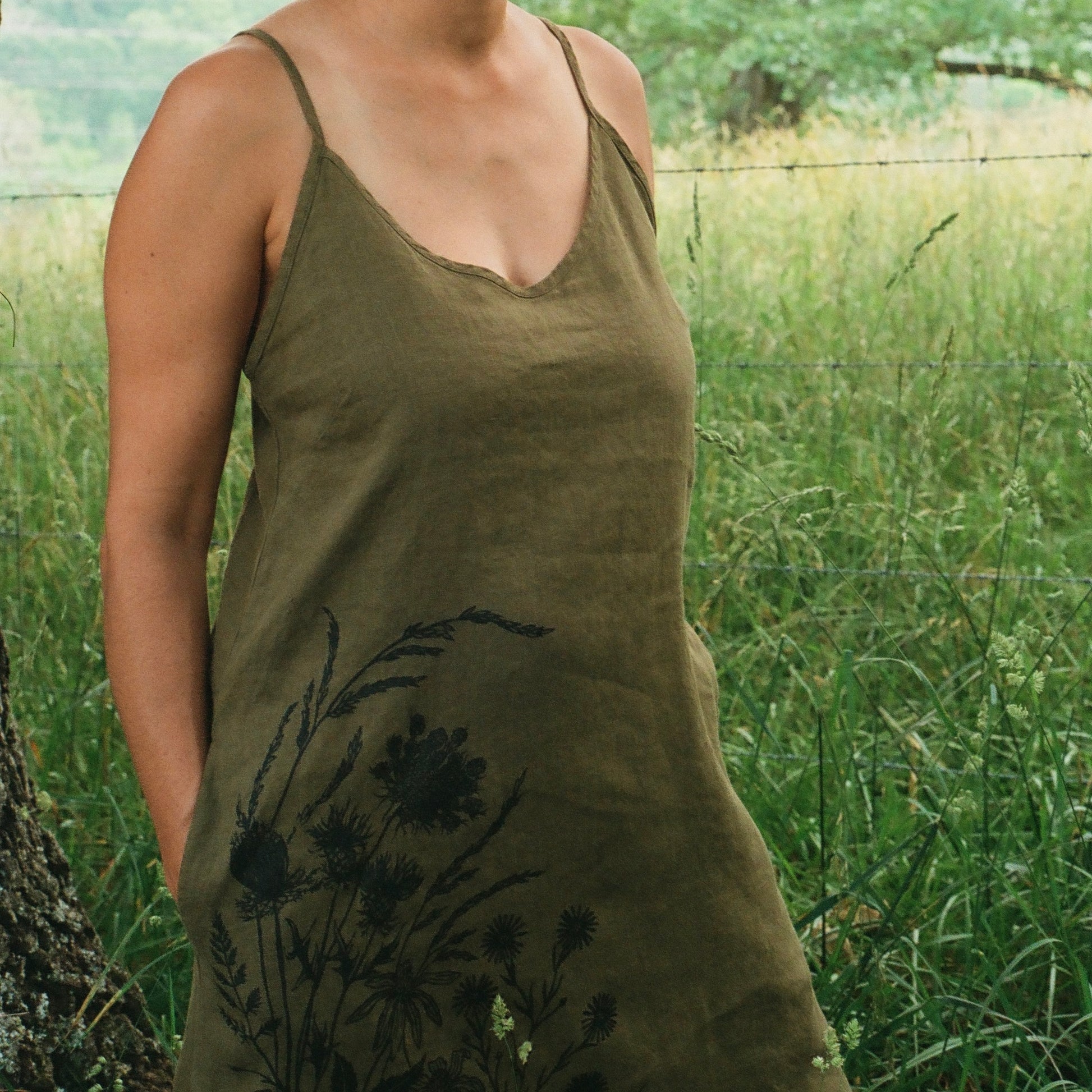 Meadow Flower Slip Dress Needlebone Meadow Flower Slip Dress Needlebone